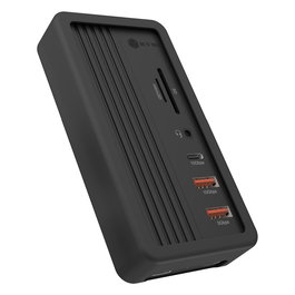 ICY BOX IB-DK4072M-CU31 Docking Station 10-en-1 USB-C con Ethernet 1 Gbit/s y Lector de Tarjetas para SSD SATA M.2