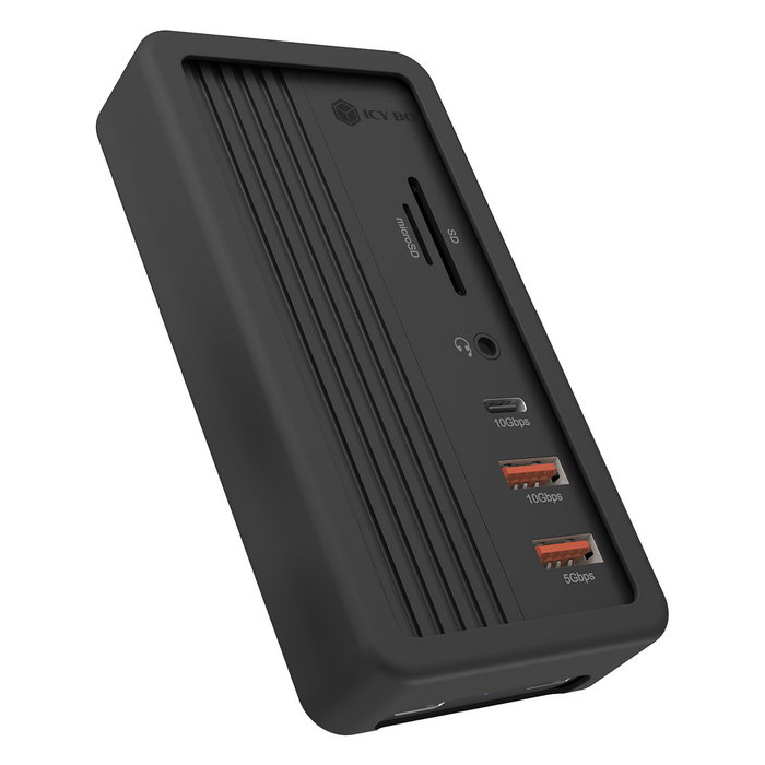 ICY BOX IB-DK4072M-CU31 Docking Station 10-en-1 USB-C con Ethernet 1 Gbit/s y Lector de Tarjetas para SSD SATA M.2 ICY BOX IB-DK4072M-CU31 Docking Station 10-en-1 USB-C con Ethernet 1 Gbit/s y Lector de Tarjetas para SSD SATA M.2