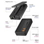 ICY BOX IB-DK4072M-CU31 Docking Station 10-en-1 USB-C con Ethernet 1 Gbit/s y Lector de Tarjetas para SSD SATA M.2