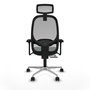 PIQUERAS Y CRESPO Silla de oficina Cilanco Verde botella y Gris
