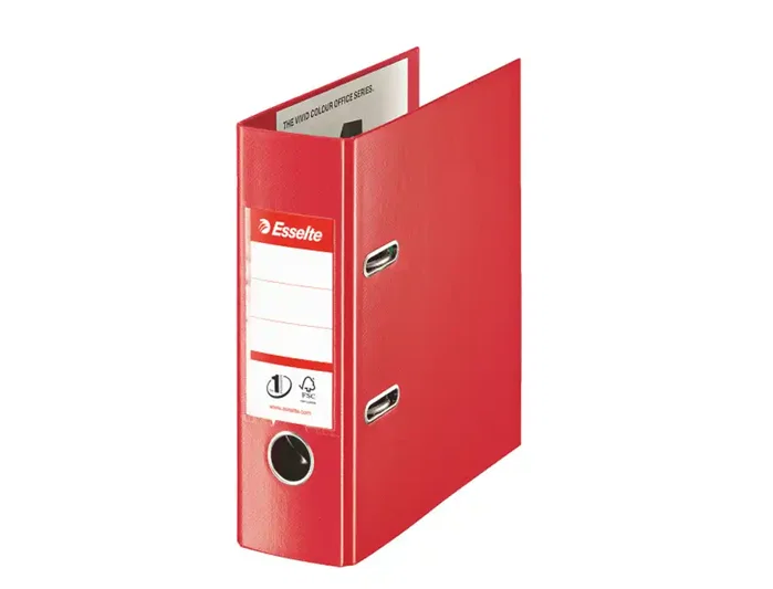 Esselte Archivador de palanca Din A5 Rojo lomo 75 mm Esselte Archivador de palanca Din A5 Rojo lomo 75 mm
