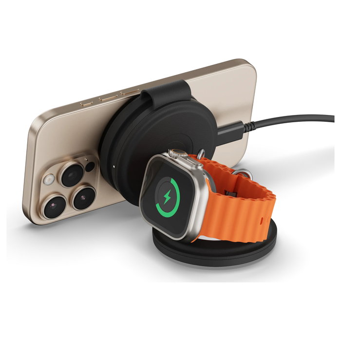 Satechi OntheGo Cargador Inalámbrico 3 en 1 QI2 15W ST-QTG31K Negro Satechi OntheGo Cargador Inalámbrico 3 en 1 QI2 15W ST-QTG31K Negro