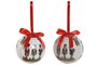 DKD Home Decor Set de 14 Bolas de Decoración Multicolor PVC