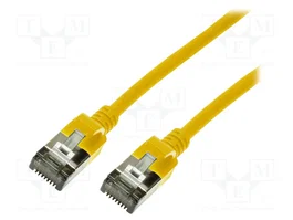 LOGILINK Patch cord Cat 6a U/FTP SlimLine 2m amarillo