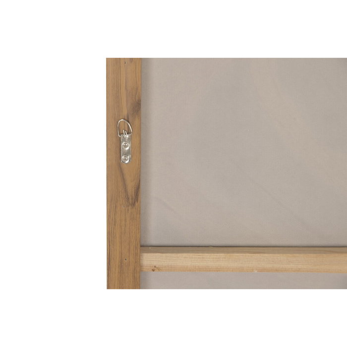 Lienzo Home ESPRIT Blanco Hoja de planta Escandinavo 60 X 3,7 X 90 CM (2 Unidades)