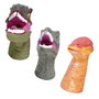 Tachan Pack Marionetas de Dedos Dinosaurios 5 Unidades Juguete Goma Infantil +