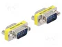DeLOCK Adaptador D-Sub de 9 pines macho a macho, 2 unidades