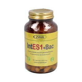 ZEUS Intes1+Bac 90Cap. Complemento alimenticio con Probióticos y Fibra, Fibersol®-2