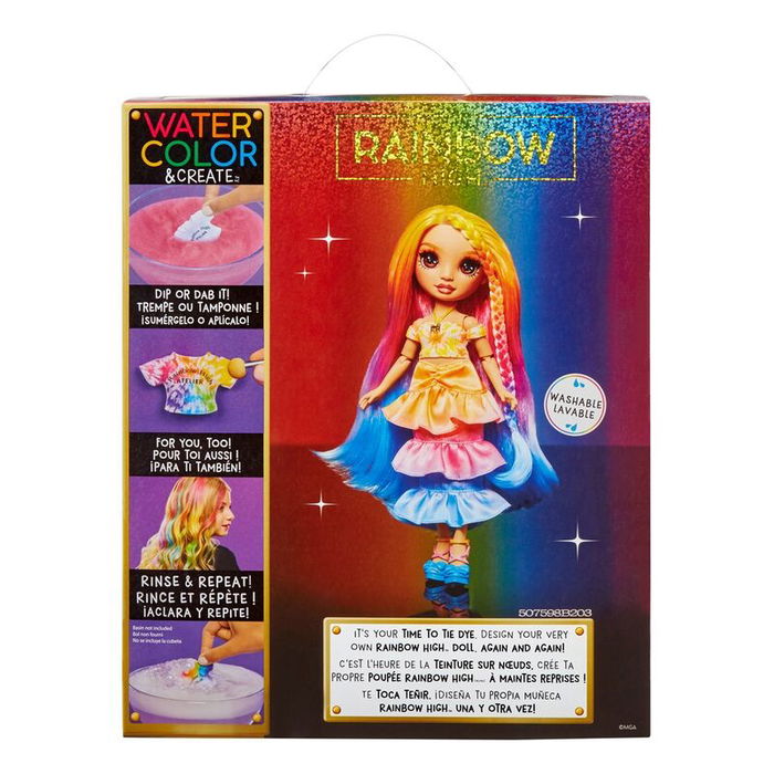 Mga Rainbow High Muñeca Lavable Color & Create Ojos Marrones 507598