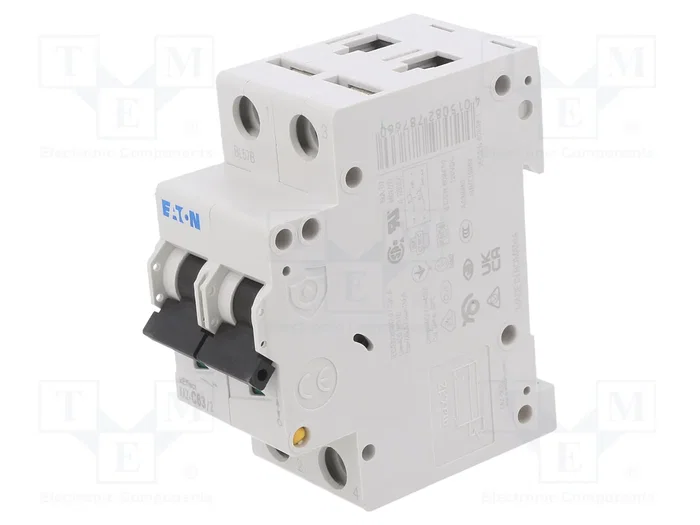 EATON ELECTRIC FAZ-C63/2 Interruptor magnetotérmico 63A 2 polos 15kA EATON ELECTRIC FAZ-C63/2 Interruptor magnetotérmico 63A 2 polos 15kA
