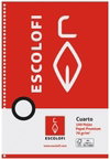 ESCOLOFI Recambio Cuarto Multitaladro 100 Hojas 70g Cuadrícula 5x5