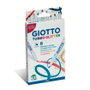 Giotto Turbo Glitter Rotuladores de Colores Surtidos Estuche de 8 Unidades