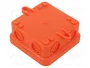OBO BETTERMANN Caja de conexiones A 8 roja