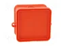 OBO BETTERMANN Caja de conexiones A 8 roja