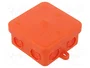 OBO BETTERMANN Caja de conexiones A 8 roja