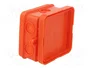 OBO BETTERMANN Caja de conexiones A 8 roja