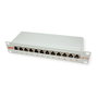 ROLINE Patchpanel 12 Puertos Cat.6A Blindado 1U Gris