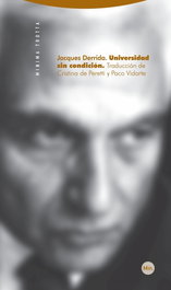 Universidad sin condición, Jacques Derrida - TROTTA EDITORIAL