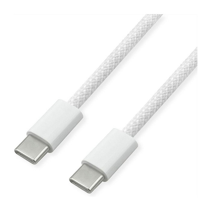 VALUE Cable USB 2.0 Tipo C-C 60W 1m Blanco VALUE Cable USB 2.0 Tipo C-C 60W 1m Blanco
