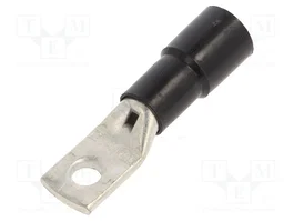 BM GROUP Punta de anillo tubular aislada M5 6AWG negro