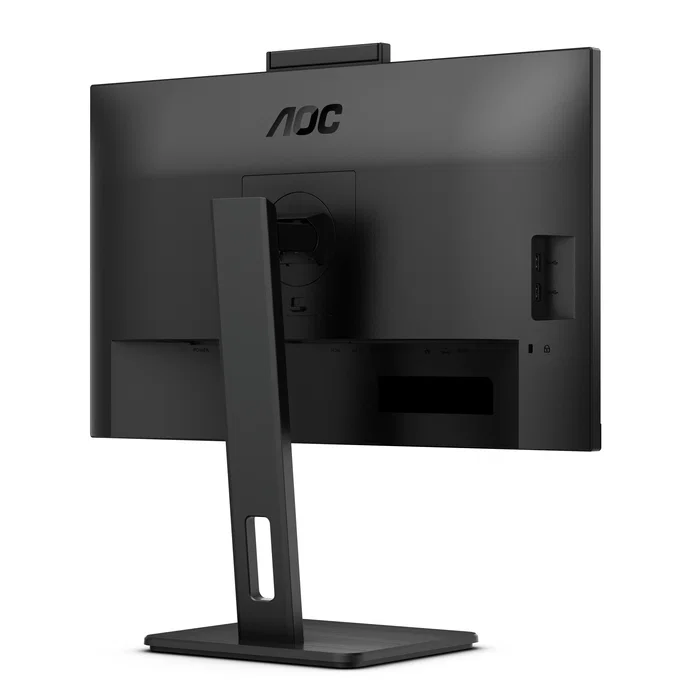 AOC Monitor 24P3QW 24" Full HD IPS, Webcam, USB-C Hub, 100Hz, Altavoces, Ajuste Ergonómico - Negro (Pantalla Oficina Profesional)
