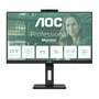 AOC Monitor 24P3QW 24" Full HD IPS, Webcam, USB-C Hub, 100Hz, Altavoces, Ajuste Ergonómico - Negro (Pantalla Oficina Profesional)