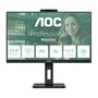 AOC Monitor 24P3QW 24" Full HD IPS, Webcam, USB-C Hub, 100Hz, Altavoces, Ajuste Ergonómico - Negro (Pantalla Oficina Profesional)