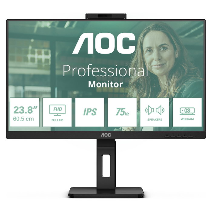 AOC 24P3QW Monitor Profesional 23.8 IPS Full HD