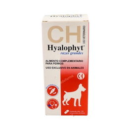 Hyalophyt Condroprotector Razas Grandes con Colágeno, Glucosamina, Condroitina y Ácido Hialurónico, 100 Comprimidos