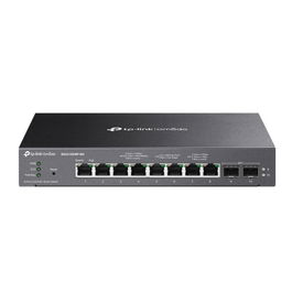TP-Link SG2210XMP-M2 Switch Gestionado L2/L2+ con 8 Puertos 2.5G Ethernet y PoE, Montaje en Pared/Escritorio, Negro