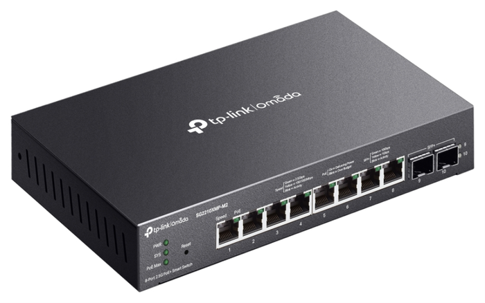 TP-Link Omada SG2210XMP-M2 Switch Gestionado 8x 2.5G PoE+ y 2x 10G SFP+
