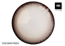 La Mediterranea Bajo Plato Barx Monaco Brillo 32.5cm