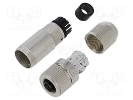 LAPP Conector M12 Industrial de 4 Pines, Recto y Blindado