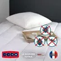 Dodo Almohada MULTIPROTECT 65 x 65 cm Tratada contra chinches e insectos Fibra hueca de silicona Thermolite® Protect Control Medio cómodo