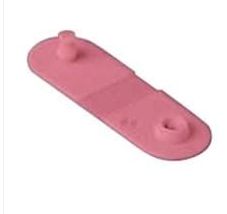 Zebra Pink Clips for use with QuickClip Wristbands, Kit 275