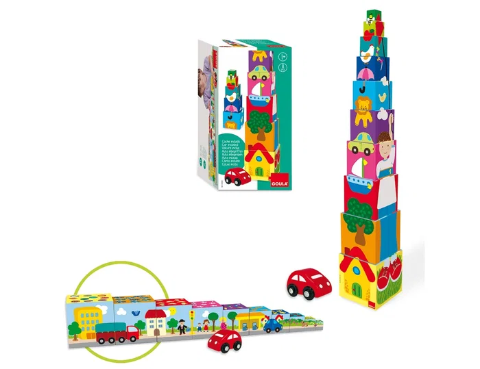 GOULA Cubos Apilables Coche GOULA Cubos Apilables Coche