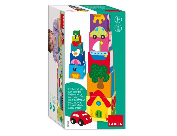 GOULA Cubos Apilables Coche GOULA Cubos Apilables Coche