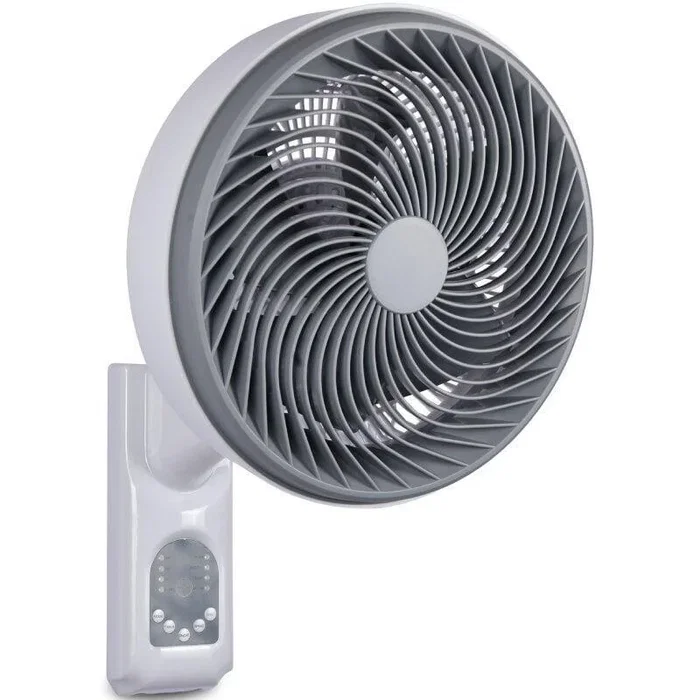 Daewoo Ventilador de Pared DW9011 80W 25cm con Mando a Distancia
