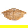 Lámpara Techo Natural Cuerda de Papel 60 X 60 X 27 cm