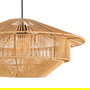Lámpara Techo Natural Cuerda de Papel 60 X 60 X 27 cm