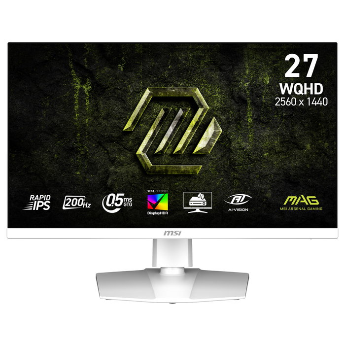 MSI MAG 274QRFW E20 Monitor Gaming 27 pulg. Quad HD Blanco