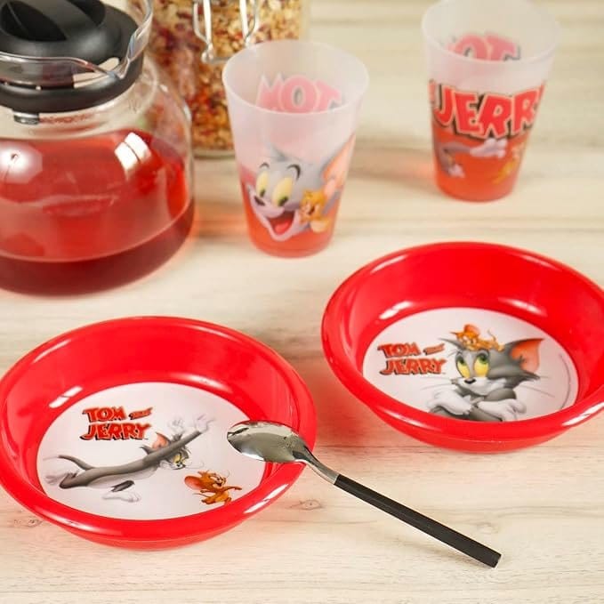 Geda Labels Pack de 4 Boles de Cereales Tom & Jerry 300 ml