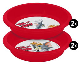 Geda Labels Pack de 4 Boles de Cereales Tom & Jerry 300 ml