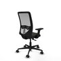 PIQUERAS Y CRESPO Silla de oficina Zulema con mecanismo Sincro, Negro/Gris