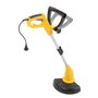 Powerplus Cortabordes Eléctrico 350W con Cable Ø25 cm, Eje Telescópico 100-120 cm, Alimentación Inteligente del Hilo, Nivel Sonoro 95 dB