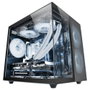 Mars Gaming MCNOVAM Caja MicroATX PC Cube Doble Cristal Templado Negro
