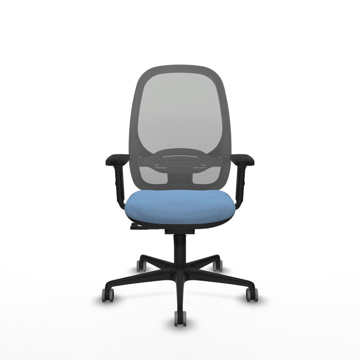 PIQUERAS Y CRESPO Silla de oficina Cilanco con mecanismo Sincro, Azul cielo y Gris PIQUERAS Y CRESPO Silla de oficina Cilanco con mecanismo Sincro, Azul cielo y Gris