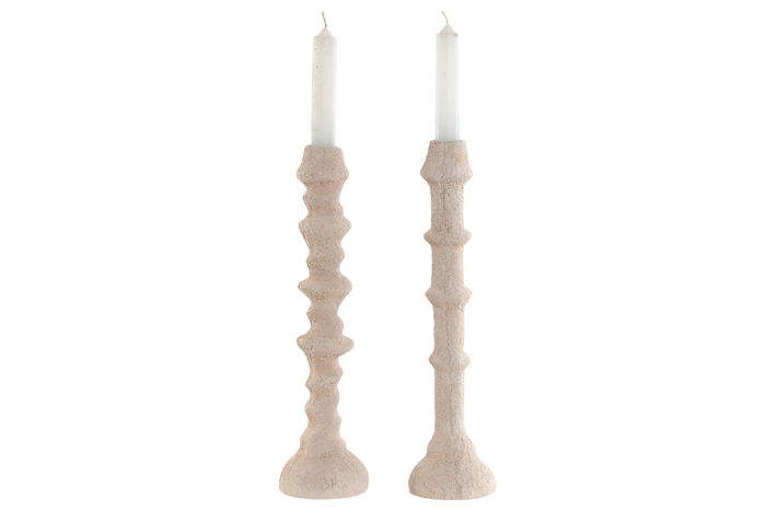 DKD Home Decor Candelabro Blanco Gres 8 x 30.5 x 8 cm (4 Unidades) DKD Home Decor Candelabro Blanco Gres 8 x 30.5 x 8 cm (4 Unidades)