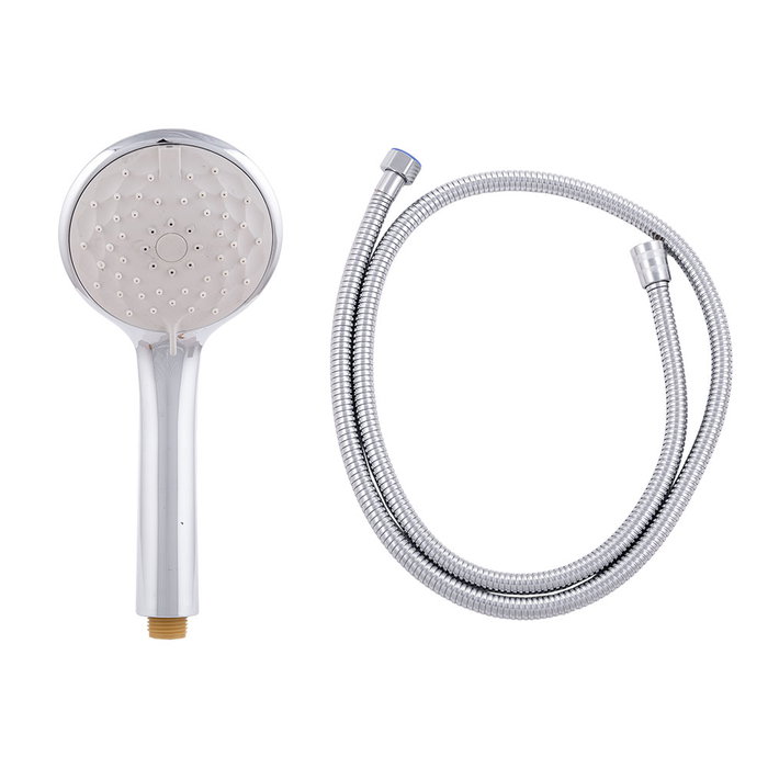 Conjunto de ducha monomando Cromado en Latón/Zinc y Acero Inoxidable