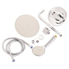 Conjunto de ducha monomando Cromado en Latón/Zinc y Acero Inoxidable